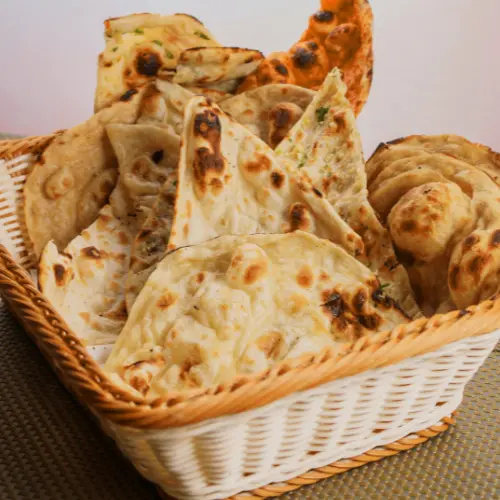 Garlic Naan at Masala Art in Calgary, AB